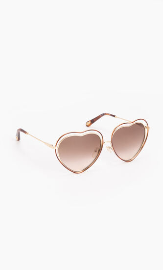Heart Mirrored Sunglasses