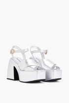 NO11-54-133 BULLA JONI SILVER METALLIC NAPPA NO11-54-133 BULLA JONI SILVER METALLIC NAPPA