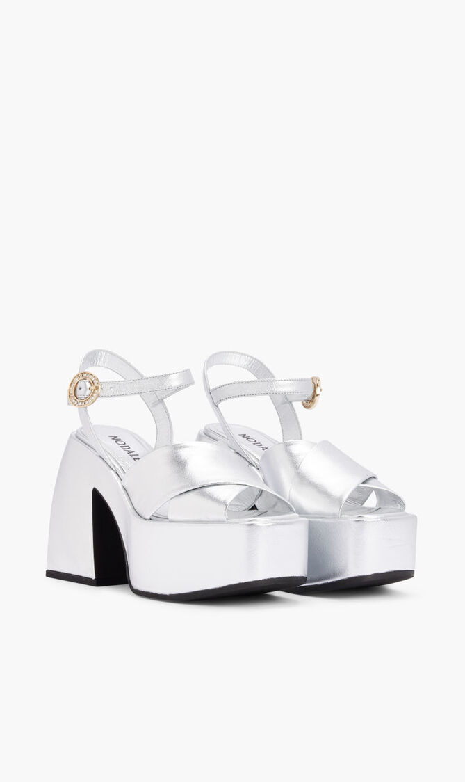 NO11-54-133 BULLA JONI SILVER METALLIC NAPPA NO11-54-133 BULLA JONI SILVER METALLIC NAPPA