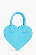 HEART SHAPE BAG WITH CRYSTALIZED HEART