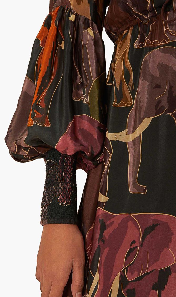 Elephants Maxi Dress