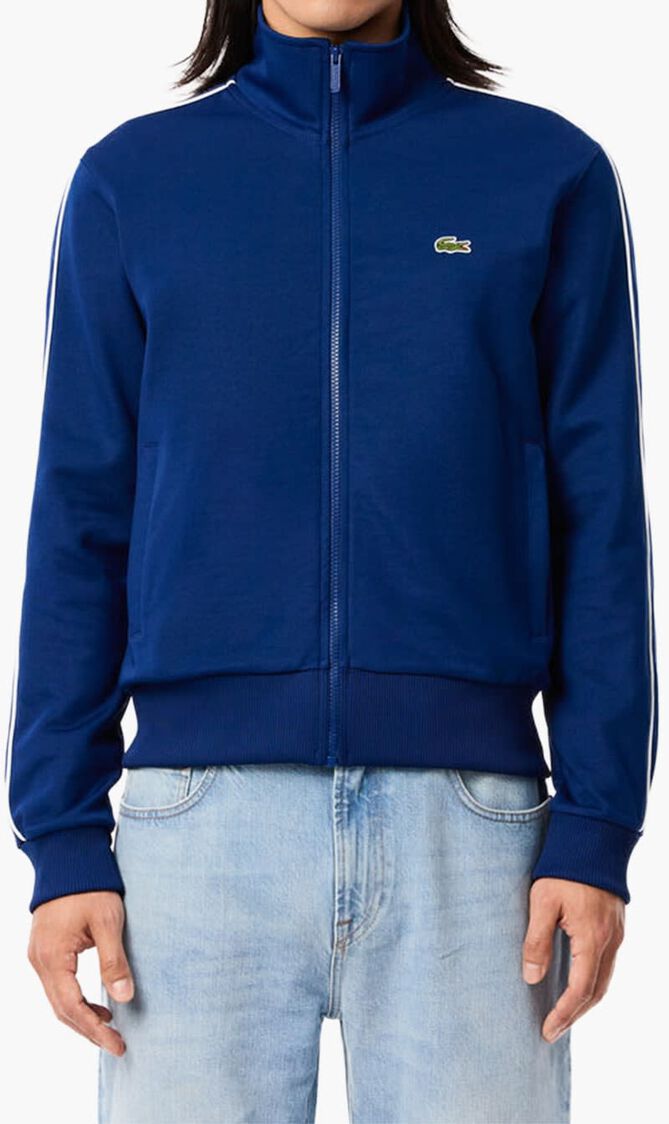 Paris Pique Zip Front Track Jacket