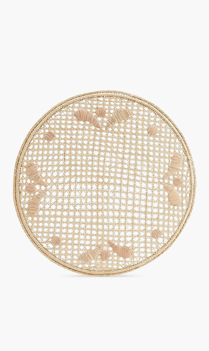 Iraca Round Table Mat
