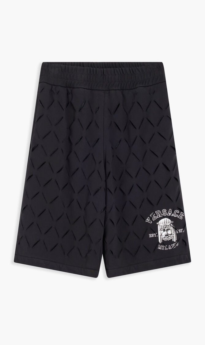 SHORT FABRIC FELPA NOT GAUZED LASERED + PRINT MASK