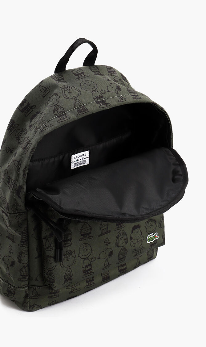 Printed Canvas Lacoste x Peanut Backpack