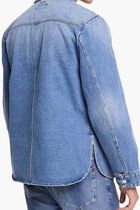 DENIM CURVED HEM SHRT JKT