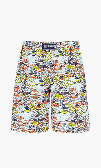 Fish Printed Shorts