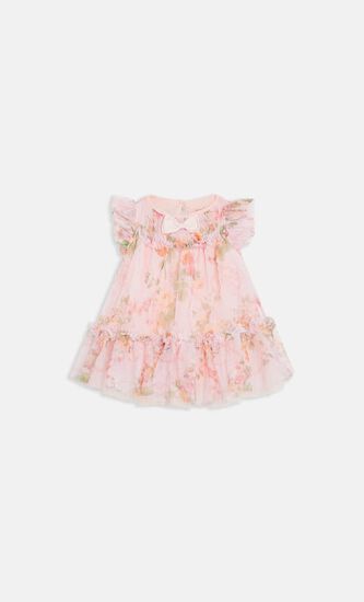 ROSEBUD FLOWER DRESS BEGONIA PINK