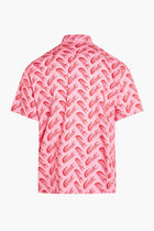 Short Sleeve Vintage Print Shirt