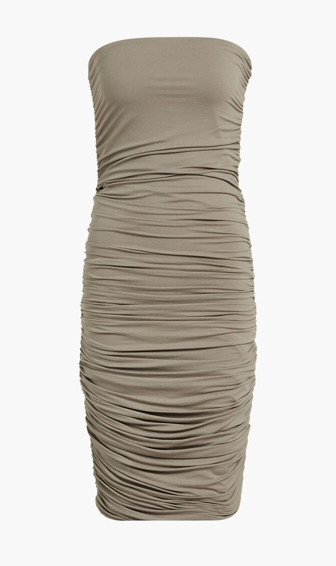 ST JERSEY STRAPLESS DRESS