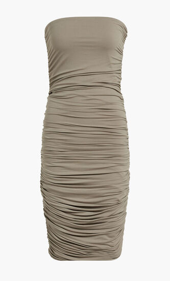 ST JERSEY STRAPLESS DRESS