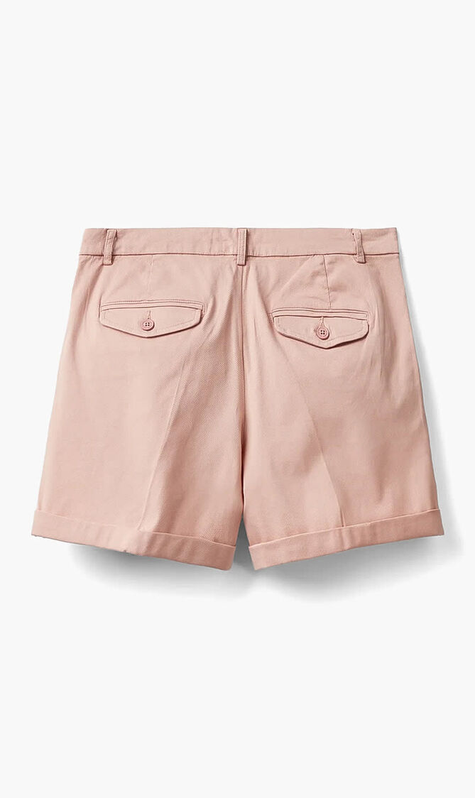 Stretch Cotton Bermuda Shorts