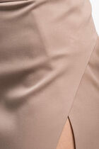 MIDI SKIRT GABARDINE BEIGE