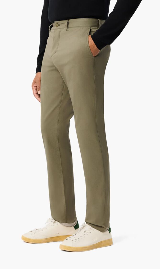 Slim Fit Stretch Cotton Chino Pants
