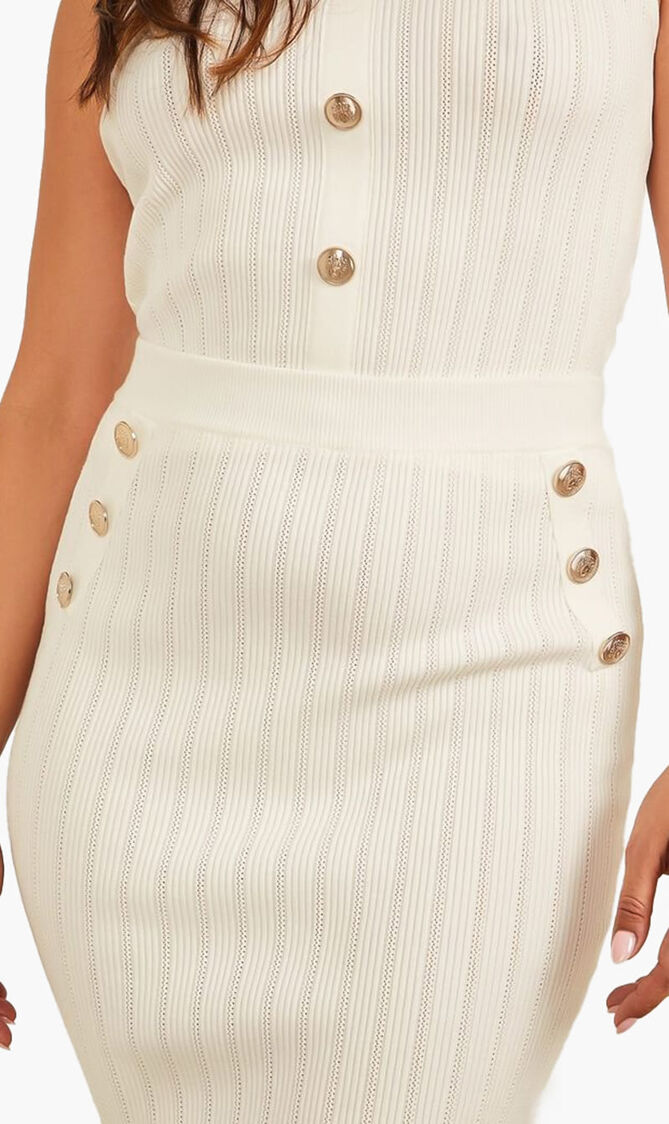 Andromeda Stitched Sweater Skirt
