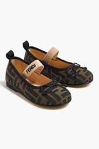 Tobacco Jacquard Ballerinas