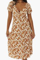 Oceans Together Wrap Dress