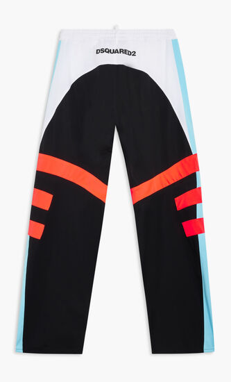 Contrasting Logo Print Pants