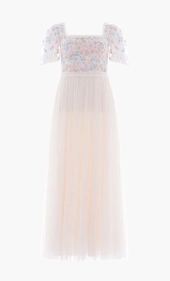 Versailles Ditsy Bodice Ankle Gown