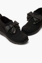 KNITTED SNEAKERS WITH RESTRAINT BOW KNITTED SNEAKERS WITH RESTRAINT BOW