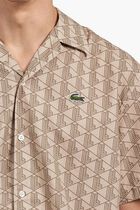 Short Sleeved Monogram Print Shirt