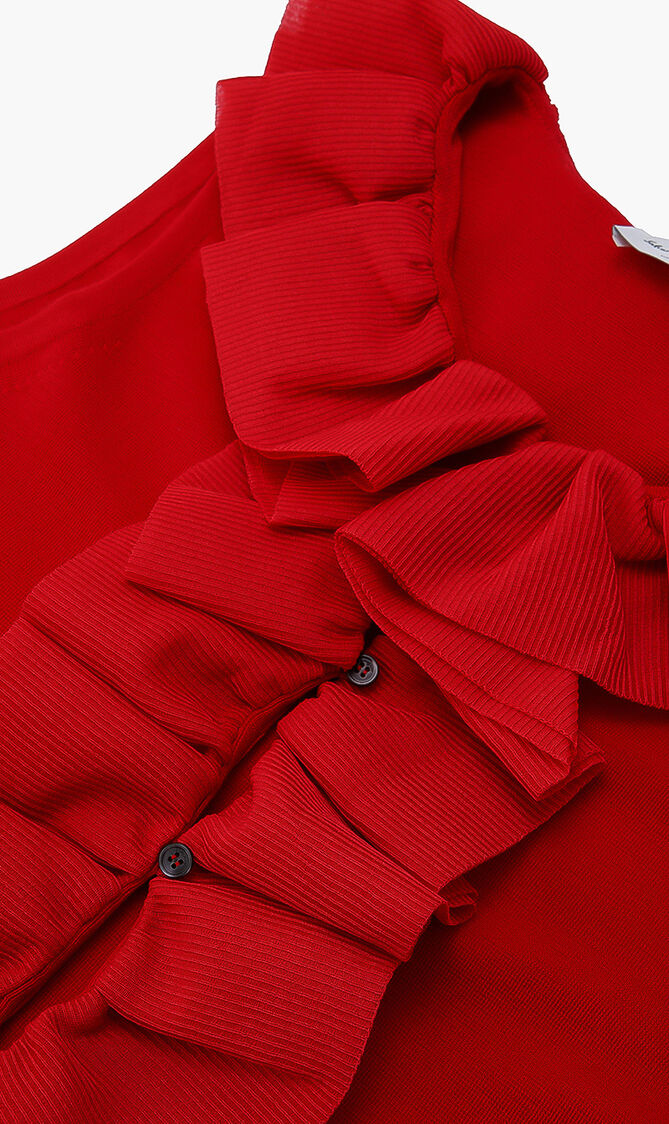 Rouches Sleevesless Blouse