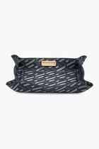 La Greca Signature Trinket Tray Square Small Black