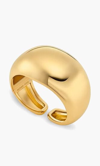 Large Precious Brass Bubble Cuff
