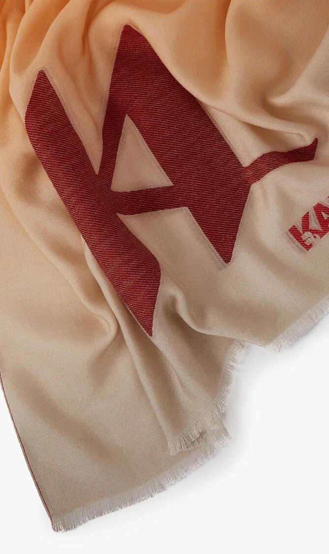 K/MONOGRAM SCARF GRADIENT