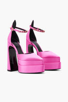 Platform Sandals Aevitas Mary Jane Pointed 160 Satin Crys