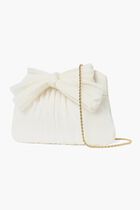 Rayne Pearl Bow Clutch