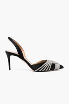 Gatsby Sling Satin Heels