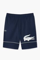Printed Diamond Taffeta Tennis Shorts