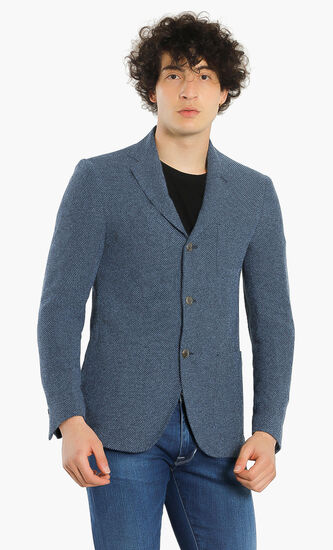 Textured Button Suit