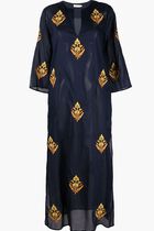 Embroidered Long Caftan