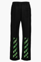 MOON TAB SWEATPANTS BLACK GREEN