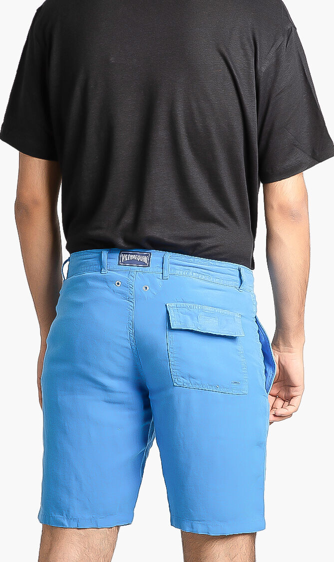 برمودا بارون من الكتان وقماش تشينو