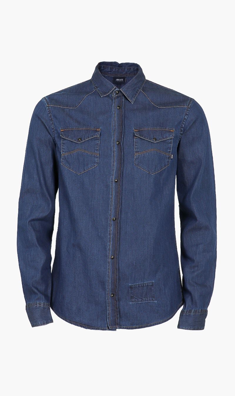 Armani denim shirts 2025