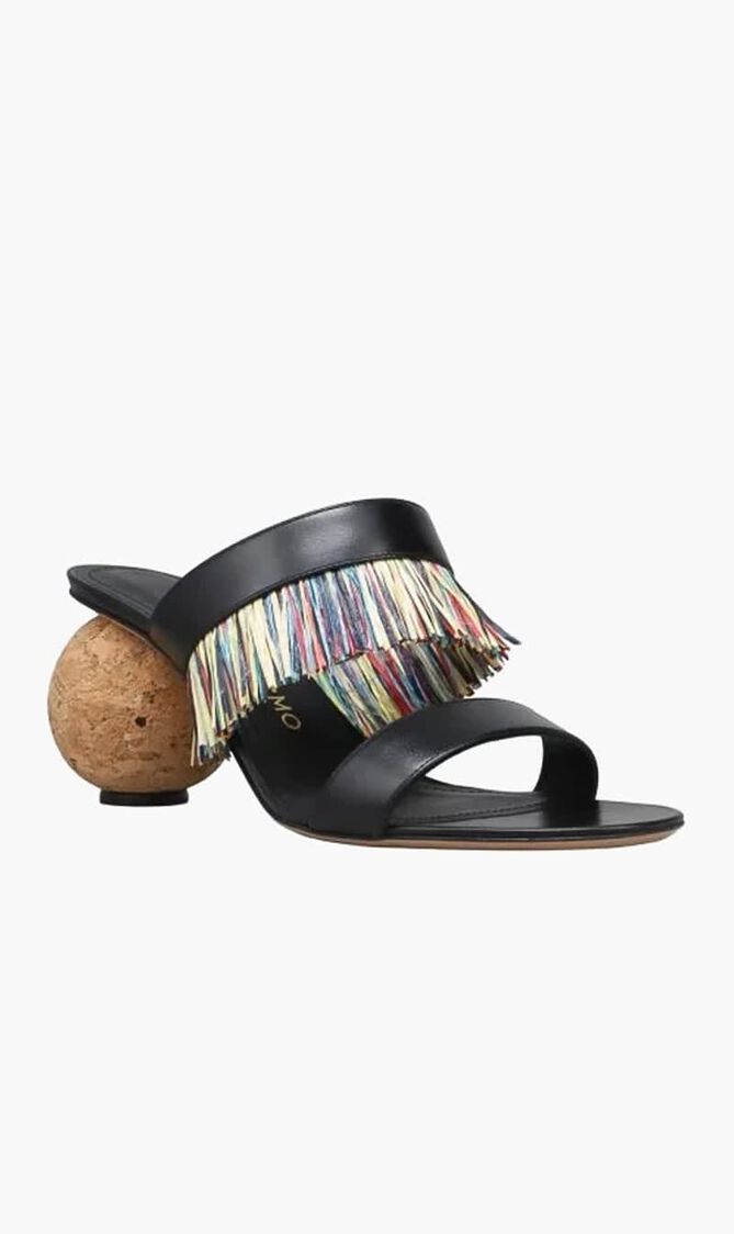 Spherical Cork Heels