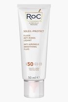 Soleil-Protect Anti-Wrinkle Smoothing Fluid Spf 50, Uva/B Protection Hypoallergenic Sunscreen, 50ml