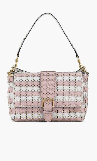 Studded Leather Crossbody Bag