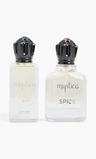 MYSTICA 2 PC SET FOR MEN HEAT EDP 50ML SPICE EDP 50ML