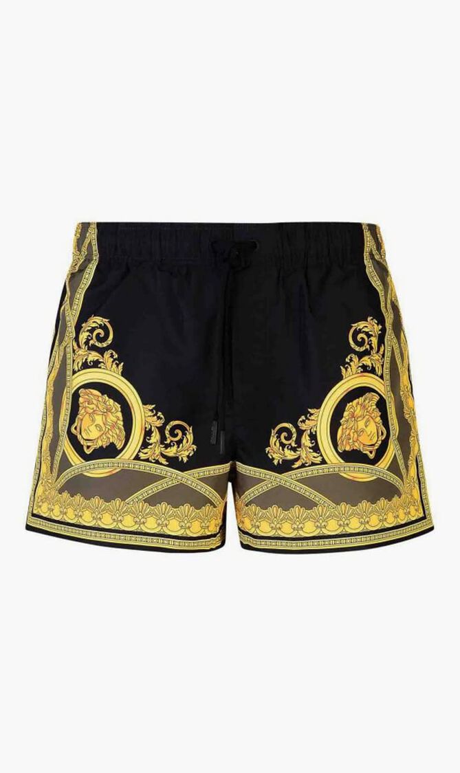 SWIM SHORTS NYLON GOLFO RECYCLED FABRIC HERITAGE PRINT