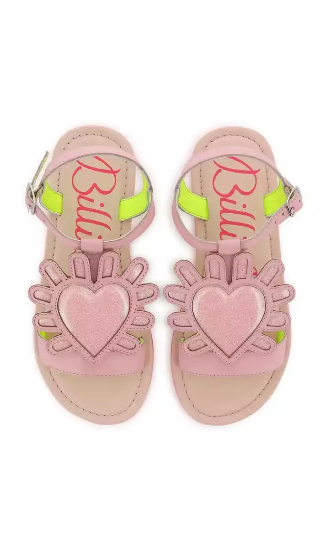 Heart Applique Sandals