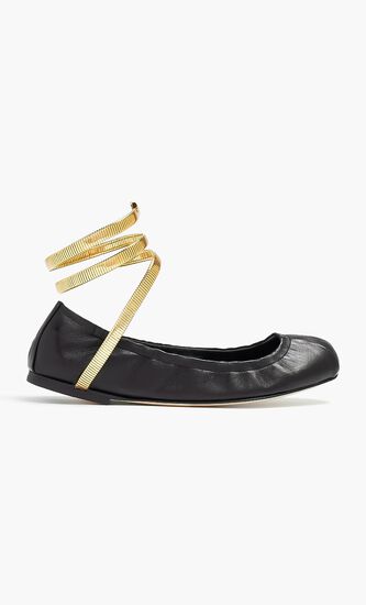 Black Lambgold Metal Snake