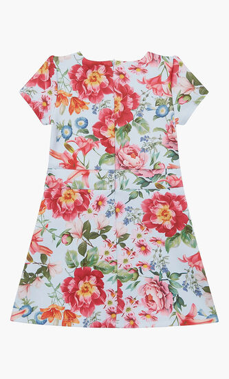 Floral Print Scuba Dress