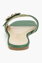 Ramadan Satin Buckle Flat Sandals