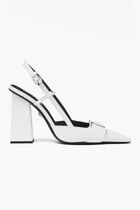 Medusa Buckle Slingbacks