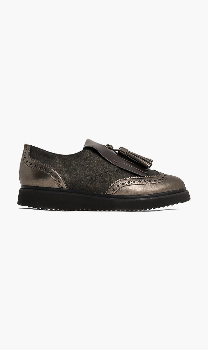 Buy GEOX Thymar Leather Slip On Flats for AED 48.00 The Deal Outlet
