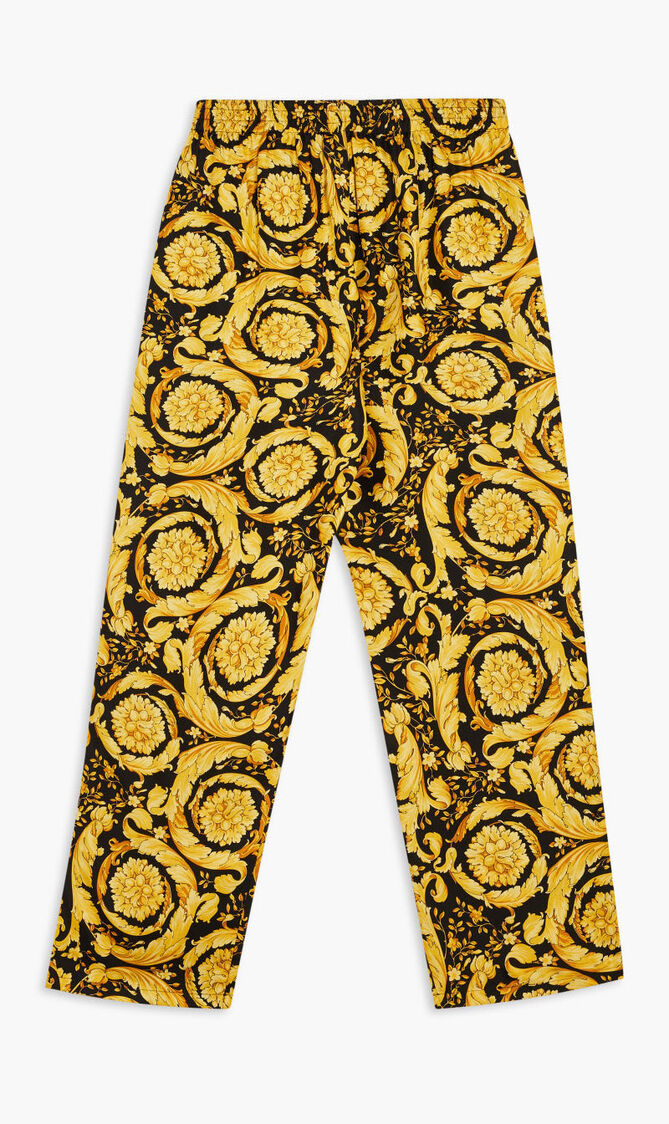 PAJAMA PANT BIO SILK TWILL BAROQUE ALL OVER PRINT
